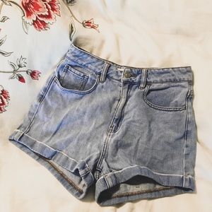 pacsun high waisted shorts